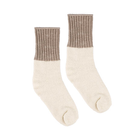 Extra-long Merino Wool Socks Brown