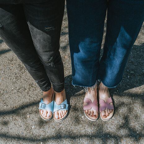 Anatomische Korkslipper für Damen "Zora" rosa