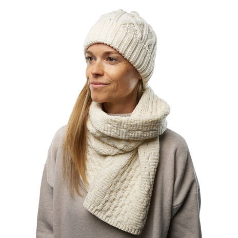 Vlnka Wool Scarf B06 Natural