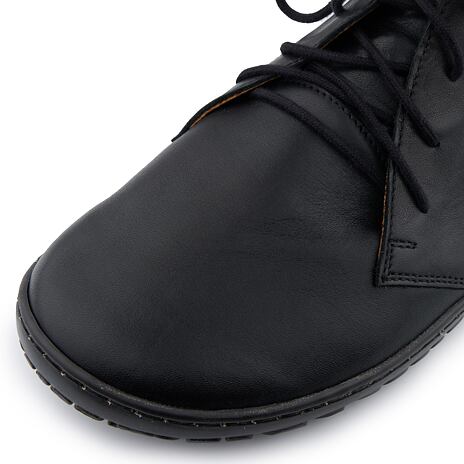 Chaussures barefoot en cuir pour hommes Ondřej noires