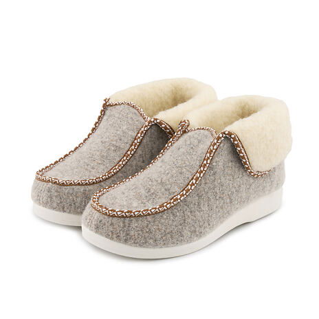 Women’s Wool Slippers Grey