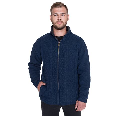 Pull en laine pour hommes S13 bleu foncé