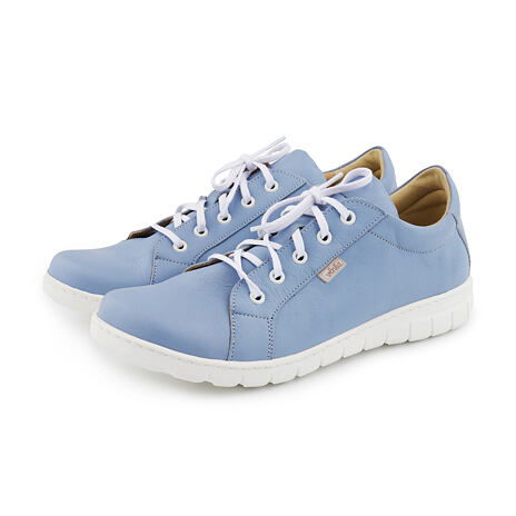 Tennis en cuir Nina pour femme bleues