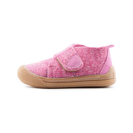 Chaussures Momo pour enfants en feutre roses