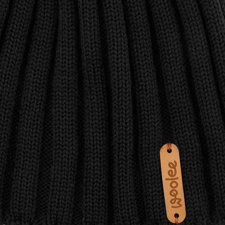 Căciulă de lână Woolee V34 - negru