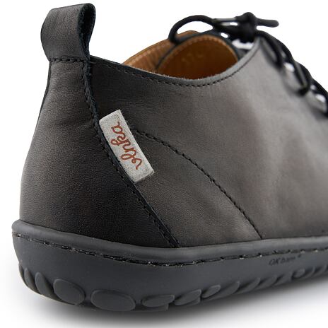 Chaussures barefoot en cuir pour femmes Olivia noir