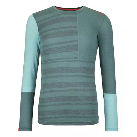 T-shirt mérinos 185 Rock'n'Wool Long Sleeve Ortovox arctic grey pour femmes