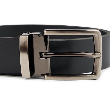 Leather belt black