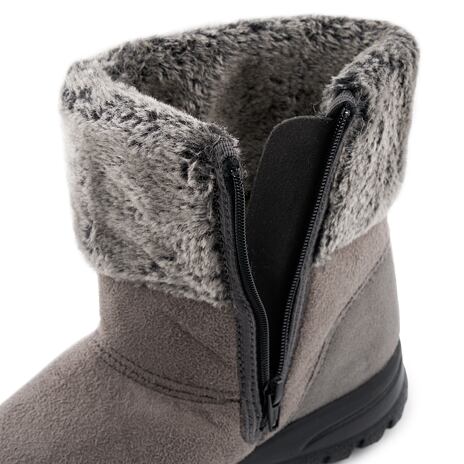 Damen Winterstiefelette mit Schafwolle Anita grau