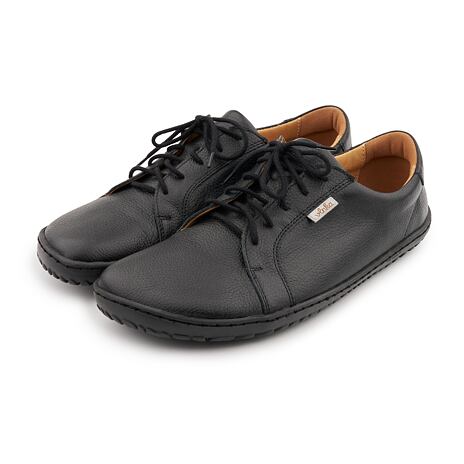 Tennis barefoot Mira en cuir noires