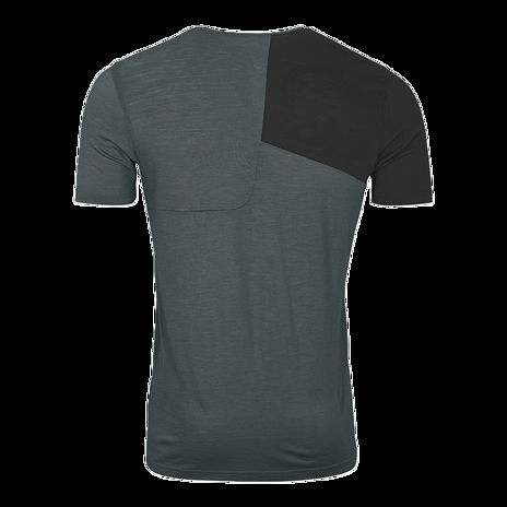 Heren merino shirt met korte mouwen 120 Tec Ortovox dark arctic grey