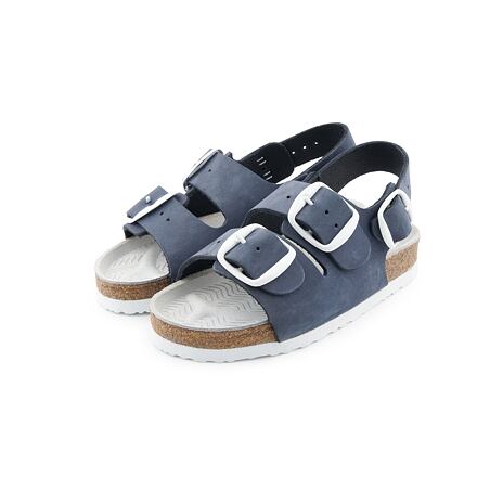 Children's cork leather sandals, blue