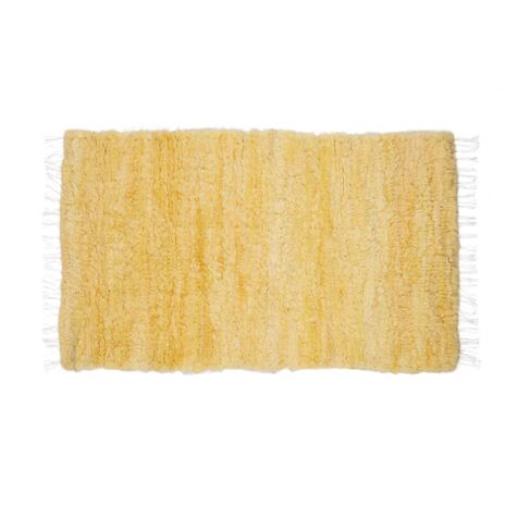 Tapis en laine Relugan, jaune naturel