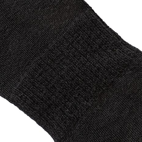 Ganzjahres-Wollsocken Merino schwarz