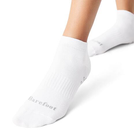 Chaussettes en coton barefoot blanc blanc