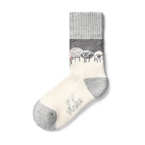 Schafwollsocken Merino "Schafherde"