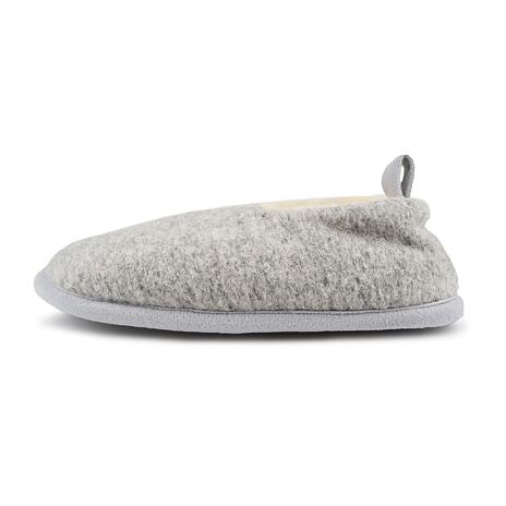 Woolen TV Ballerinas Gray