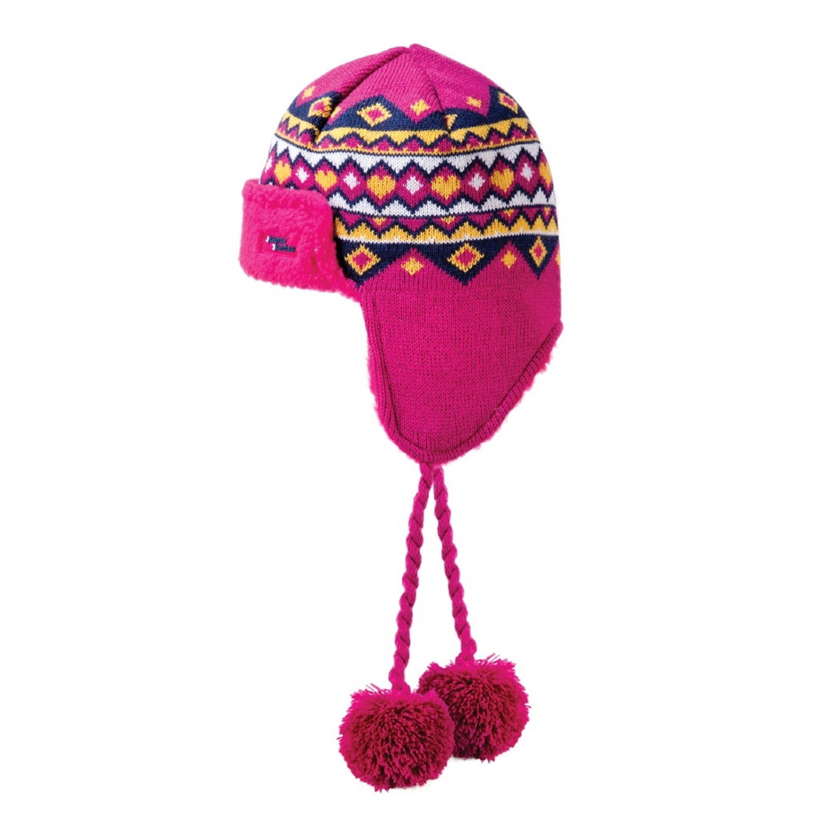 Kötött usanka sapka merino KAMA K52 - Rózsaszín