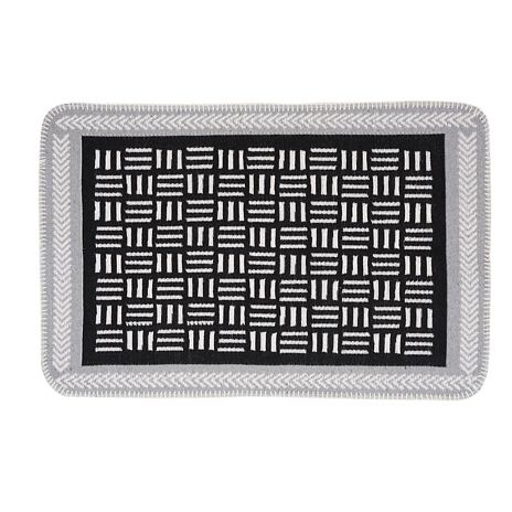 Cotton Bathroom Mat Set Gray