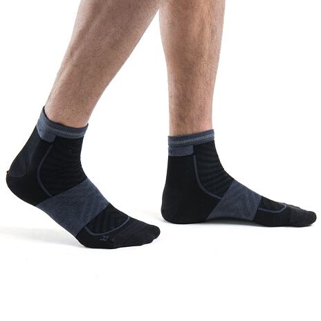 Ponožky Merino Blend Run Ultralight Mini Icebreaker Black