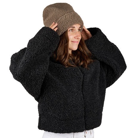 Women's wool jacket Alpini black