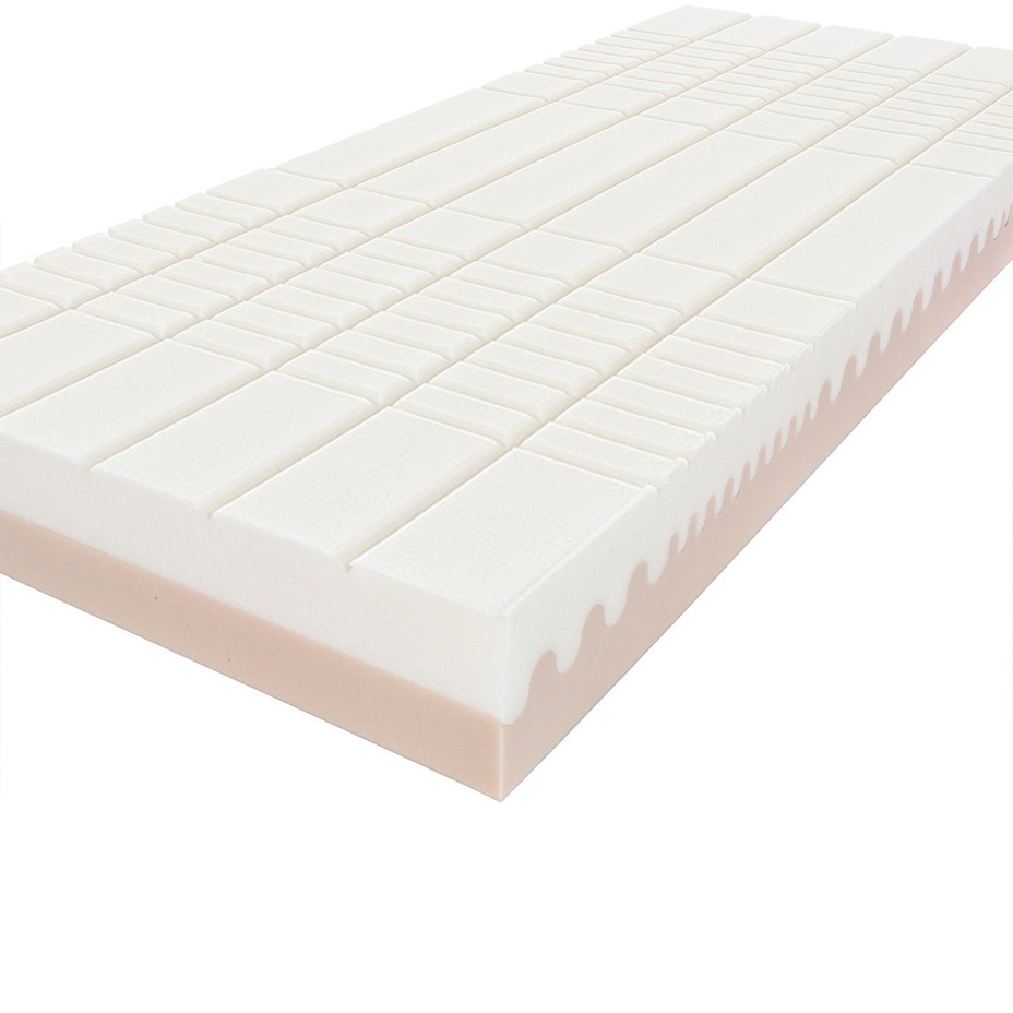 Oboustranná matrace z hybridní pěny s ovčí vlnou a chladivou stranou