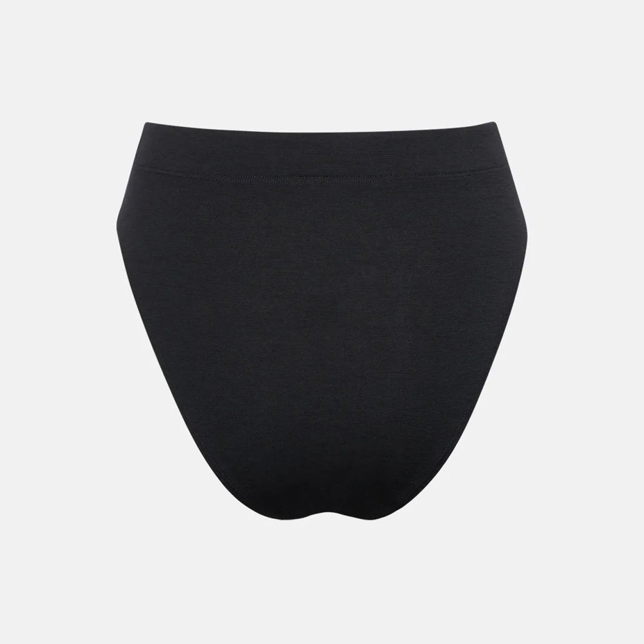 Dámské funkční vysoké kalhotky MERINO LIFE Thermowave černá