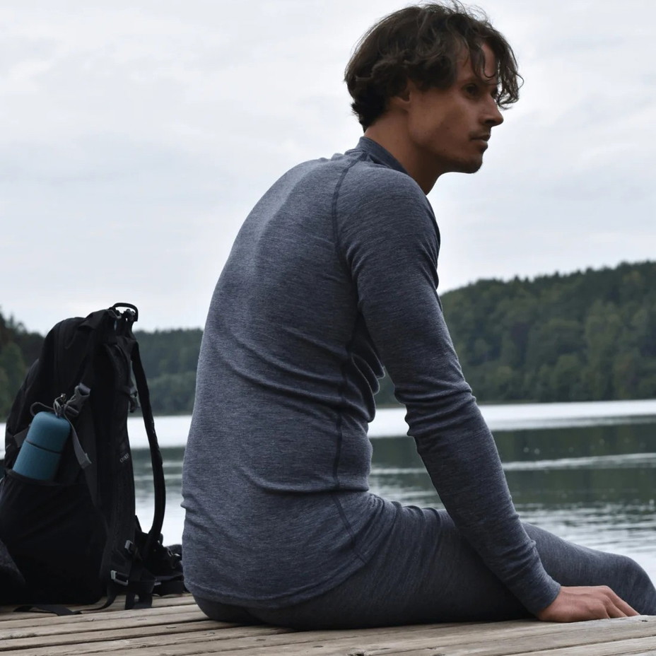 Pánské funkční triko Merino ACTIVE Thermowave šedá