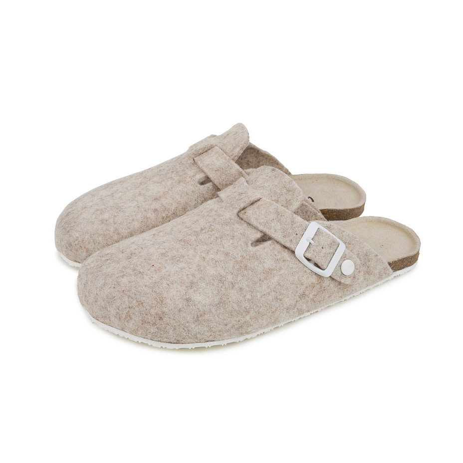 Dámské barefoot vlněné pantofle Michaela béžová