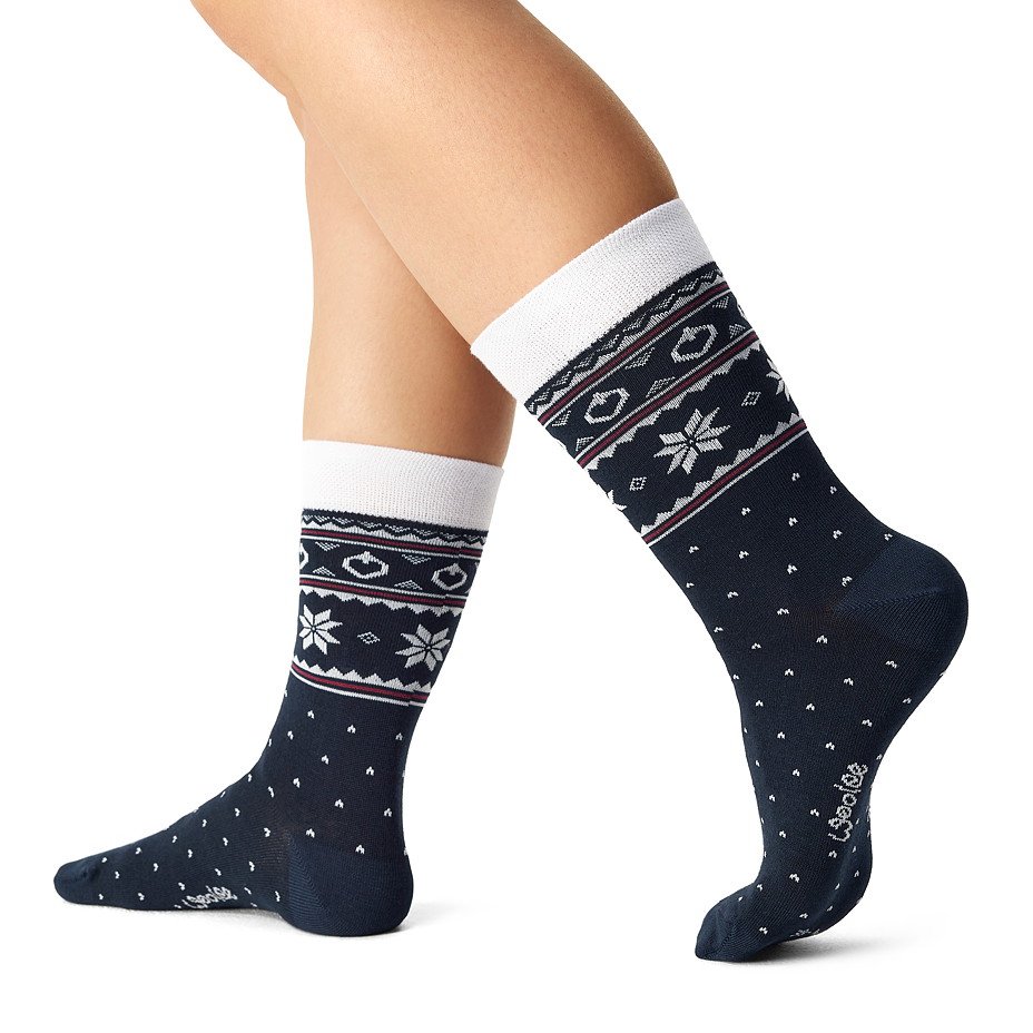 3 páry vánočních ponožek v dárkové krabičce