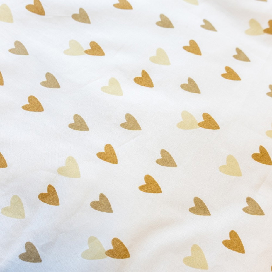 Bavlněné povlečení 
srdce