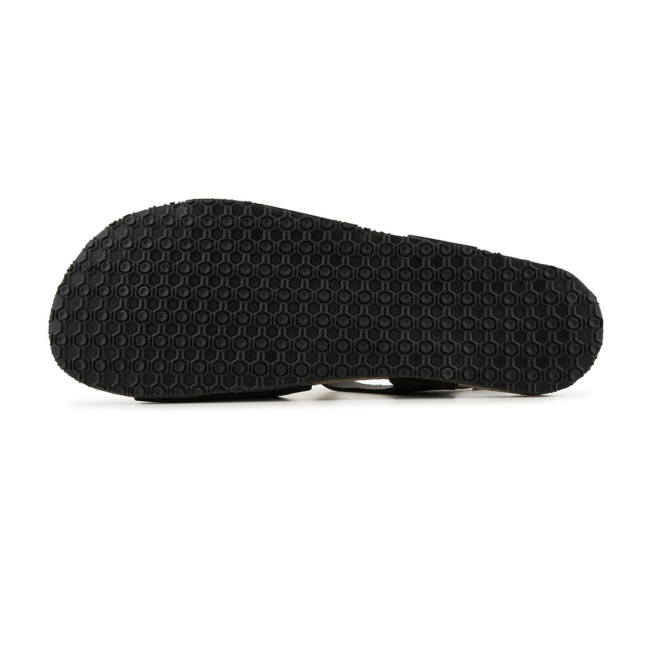 Pánské kožené barefoot sandály Mika černá