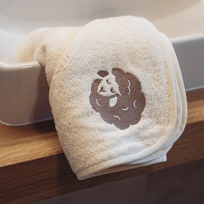 Hooded Baby Towel - Natural