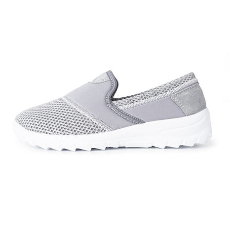 Atmungsaktive Turnschuhe für Damen grau