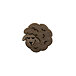 Broche en bois mouton Vlnka brun