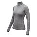 Women’s Sensor Merino Bold Performance Roll Neck Top Cool Grey