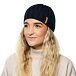 Wollen Woolee V34 muts donkerblauw