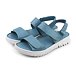 Women's leather sandals Victoria blue