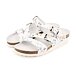 Women’s Sarlota Orthopaedic Cork Wedge Sliders Flower White