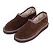 Leather “Salašky“ Slippers with Wool Lining Brown