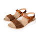 Women’s “Veronika“ Leather Sandals Brown