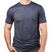 Herren Woolee T-Shirt aus Merinowolle und Tencel blau