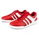 Sportliche Ledersneakers Prestige rot