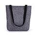 Felt Tote Bag with Long Straps Grey