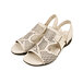 Sandali sanitari in pelle da donna Zaria, beige
