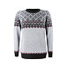 Pulover tricotat pentru femei Merino Kama 5025 - Gri