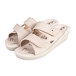 Women's "Milena" Wedge Heel Slip-on Shoes with Gel Insole - Beige