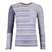 Women’s Ortovox 185 Rock'n'Wool Long Sleeve Merino Top Grey Blend