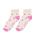 Kids’ Merino Summer Ankle Socks Pink Sheep