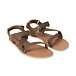 Barfußsandalen aus Leder Be Lenka Flexi oliv